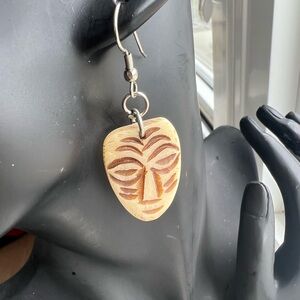 Handcrafted Tribal Face Earrings